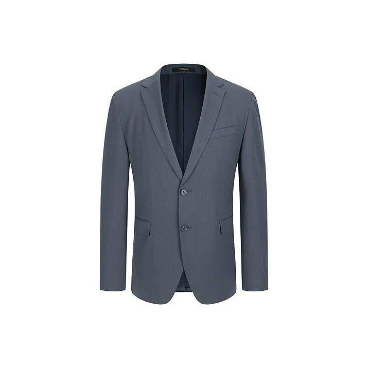 YOUNGOR Business Suits Men Gray Blue-0