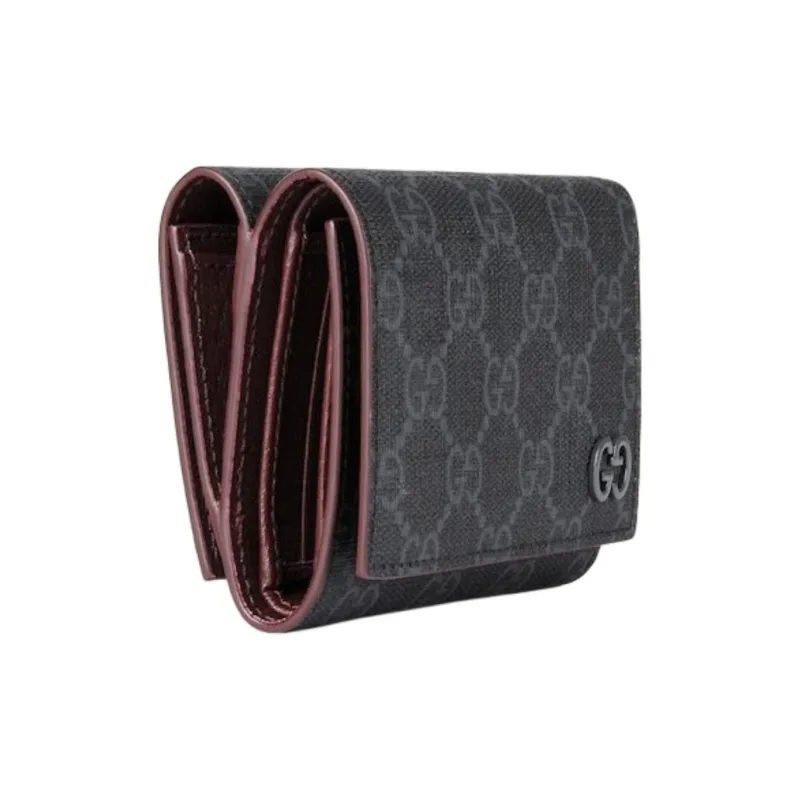 GUCCI Supreme Canvas Wallet Men's Black-2