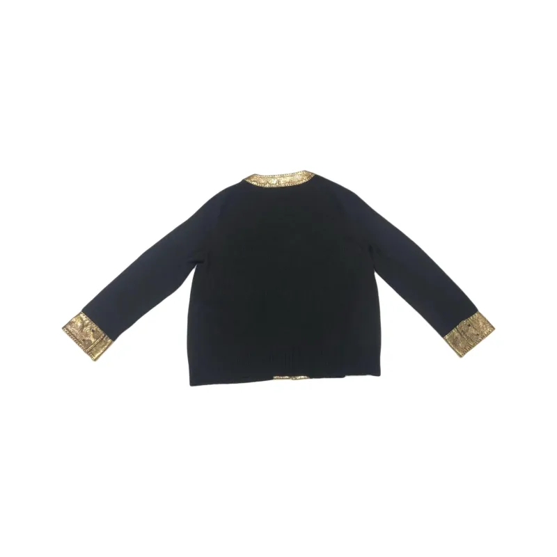 CHANEL 18K Cashmere Sweater Women's Black-1