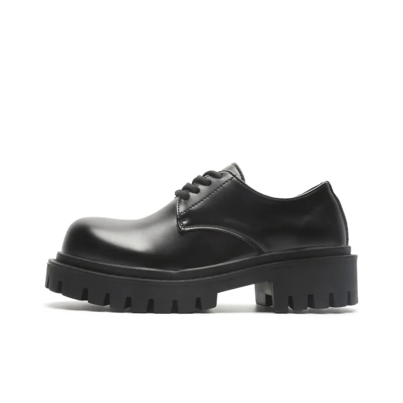MUYI Cushioning, Breathable, Height Increasing Low Top Casual Shoes Unisex Black-0