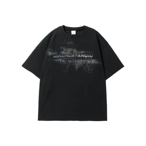 JHYQ T Shirts Men Vintage Black