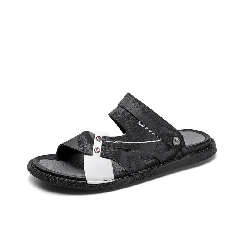 NMR Beach Sandals Men Gray/Black-1