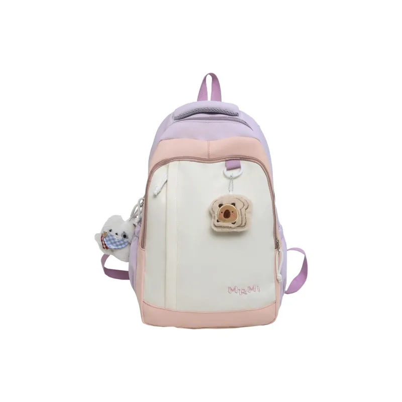SURELAPTOP Nylon Backpack Women's Multicolor-9