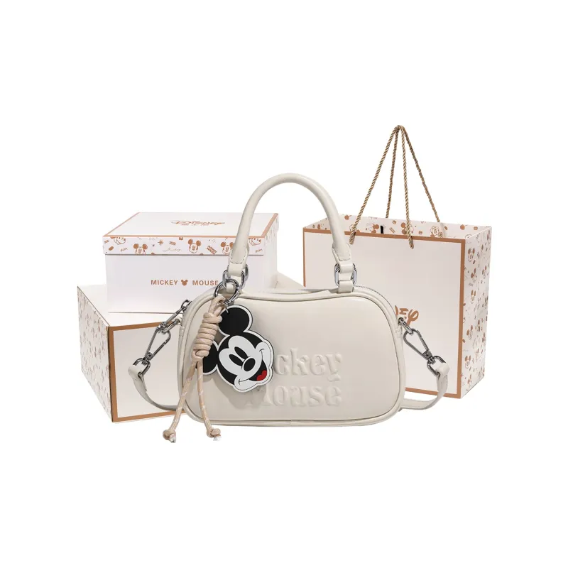 Disney Mickey Series PU Bowling Bag, Shoulder Bag, Crossbody Bag, Handbag Women's Multicolor-0