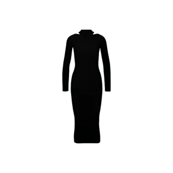 HUGO BOSS Long Sleeved Dress Women's Black