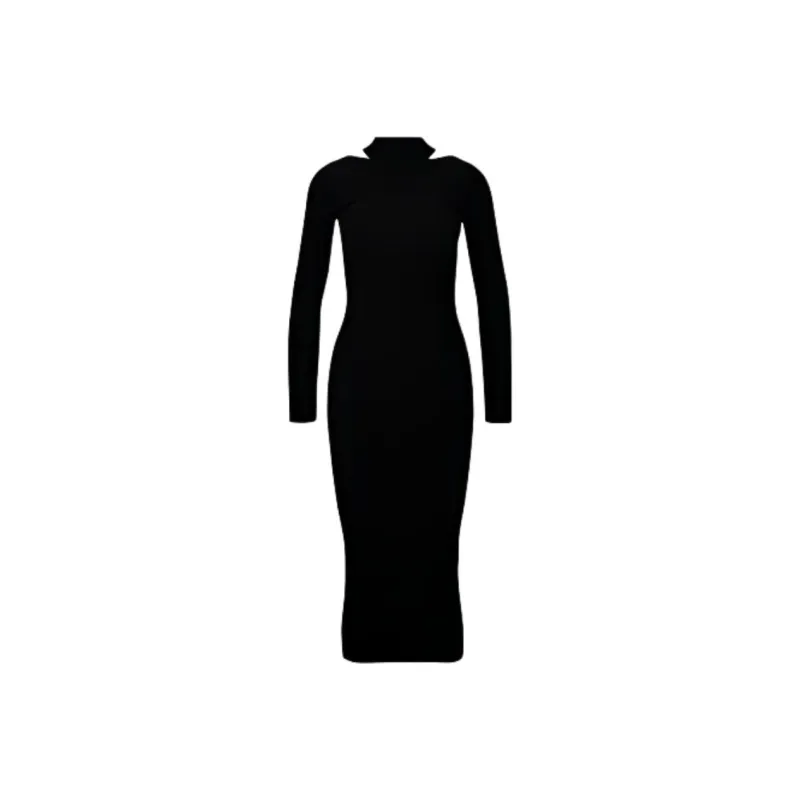 HUGO BOSS Long Sleeved Dress Women's Black-0