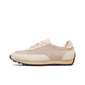 Angelmi Abrasion Resistant, Breathable, Lightweight Low Top Casual Shoes Men's Antique White