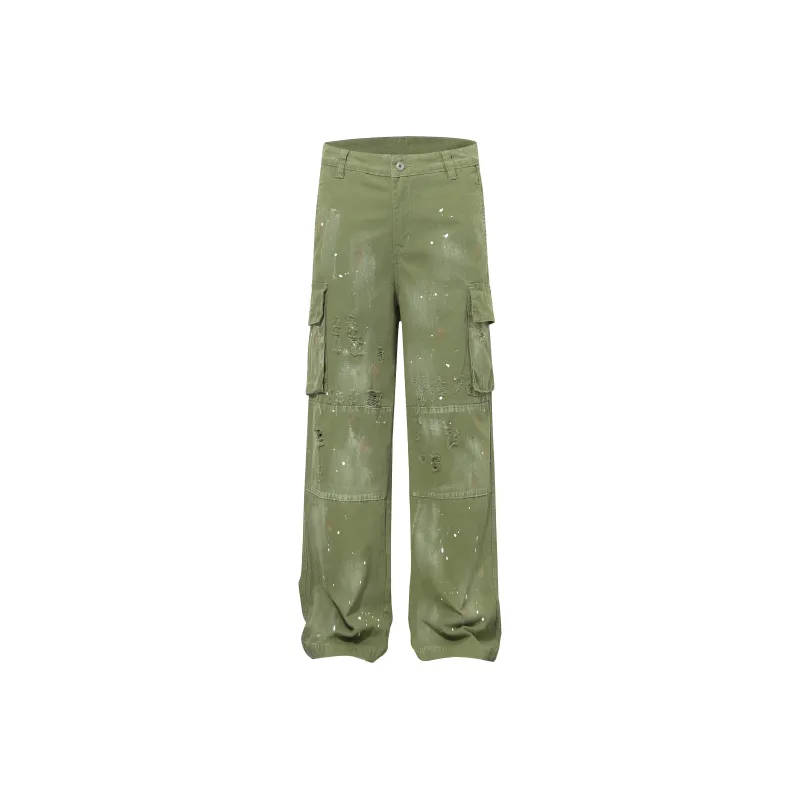 BEAR UNION Cargo Pants Women's Grass Green-0
