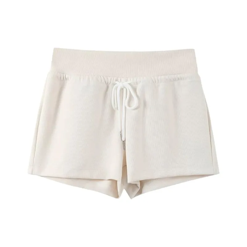 TBSM Casual Shorts Women's White Heather Gray-20