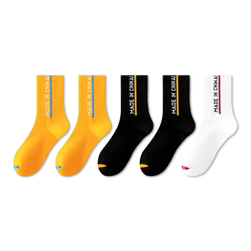 LUOLIAN Mid Calf Socks Men's 5 Pack-1