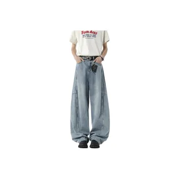 YOFVV Jeans Unisex Blue