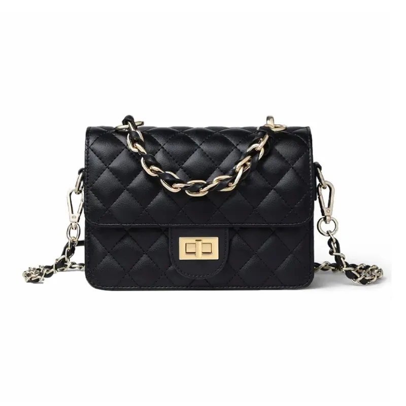 ALI THE FOX Synthetic Leather Crossbody Bag, Shoulder Bag Women's White/Black-6