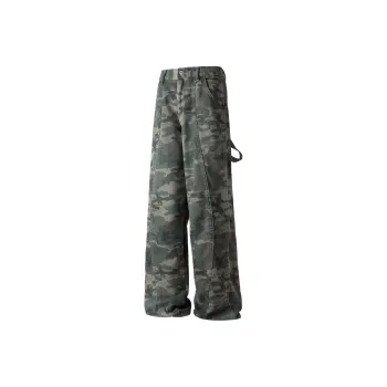 KETE ADER Cargo Pants Unisex Camouflage