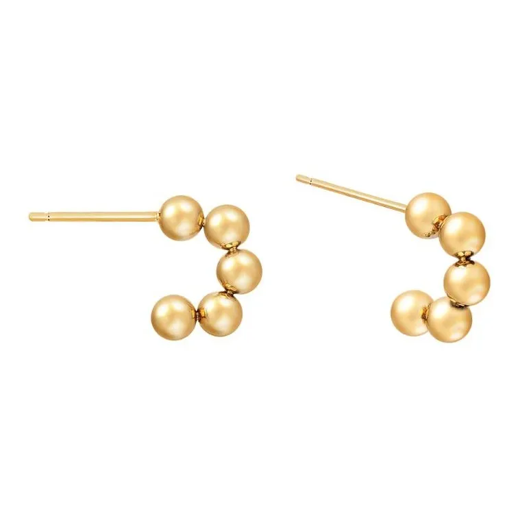 ATTICA Brass Earrings Women's Gold-0