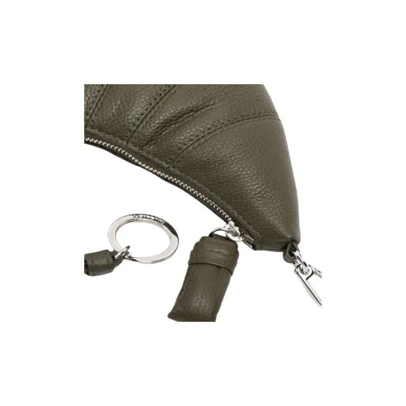 Lemaire Leather Coin Purse Unisex Green-2