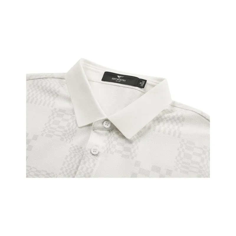 SEPTWOLVES T Shirt Unisex Raw White-3
