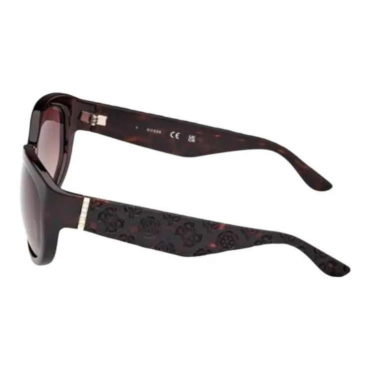 GUESS Injection Oval Sunglasses Women's Tortoiseshell-2