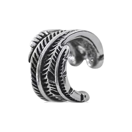 DAIRUO Copper Clip On Earrings Men's-0