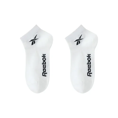 Reebok No Show Socks Unisex 2 Pack White