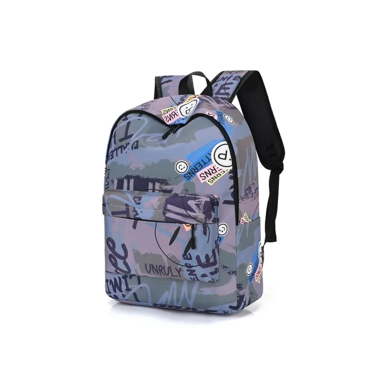 Parker Bear Polyester Backpack Regular Unisex Multicolor-5