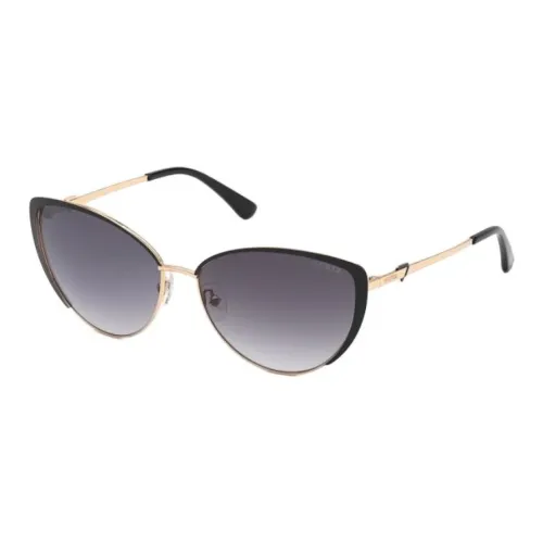 GUESS Metal Cat Eye Sunglasses Unisex Black