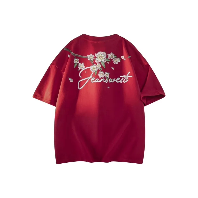 JEANSWEST Short Sleeved T Shirts Unisex-11
