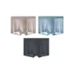 Lotus Root Powders+Glaze Blue+Dark Gray