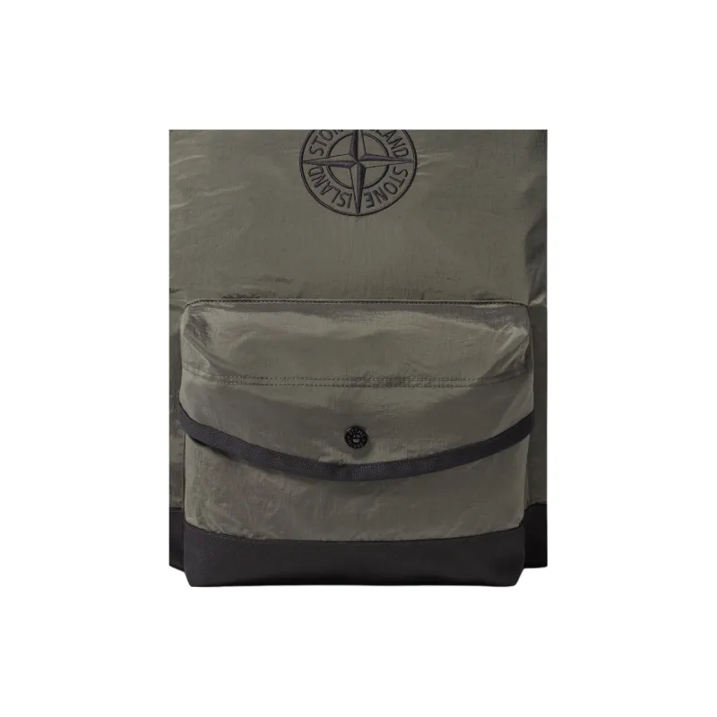 STONE ISLAND Nylon Backpack Kids' Army Green-2
