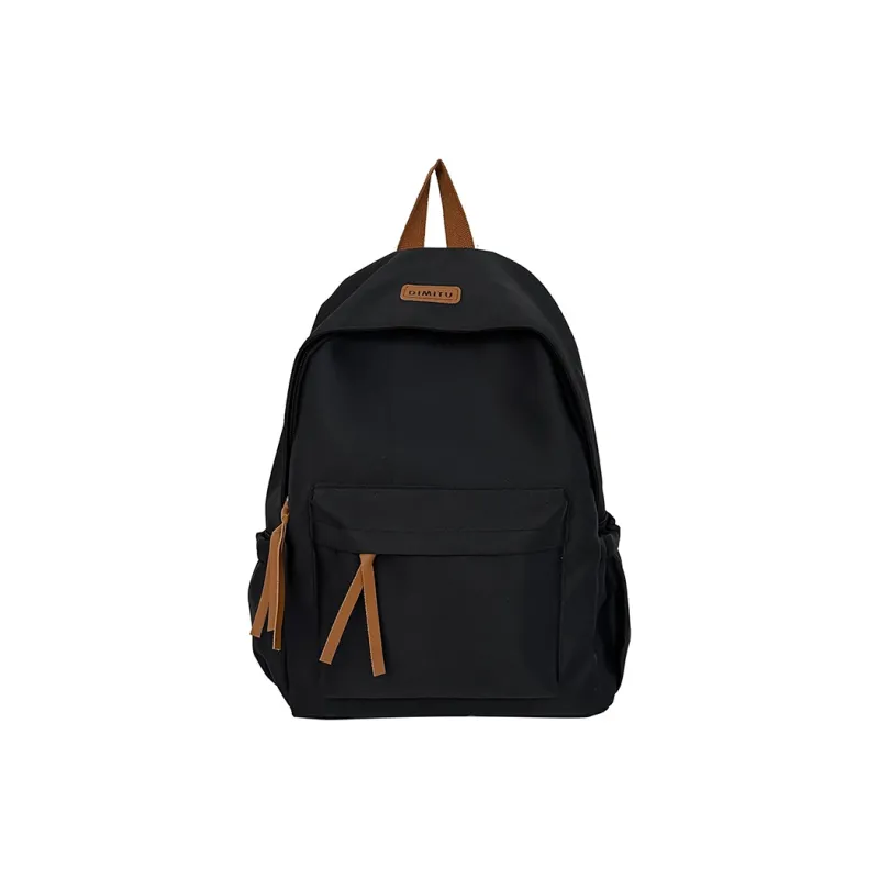 Meow In The Grass Nylon Backpack Unisex White/Black/Red/Blue-6