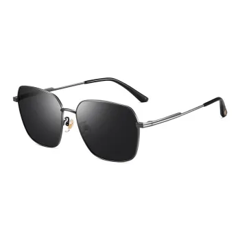 CAPONI Metal Irregular Shape Sunglasses Men's