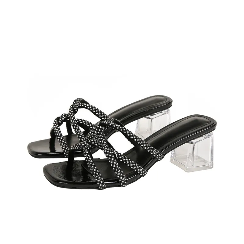TADSW Slide Slippers Women's Black-1