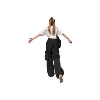 Kazakhstan Casual Pants Women's Black
