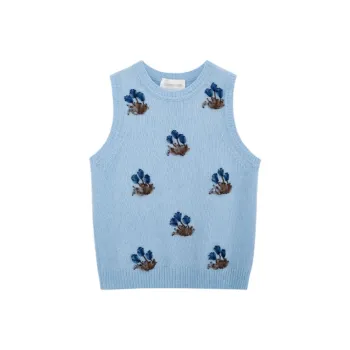 SHUSHU/TONG Tank Tops Women's Blue