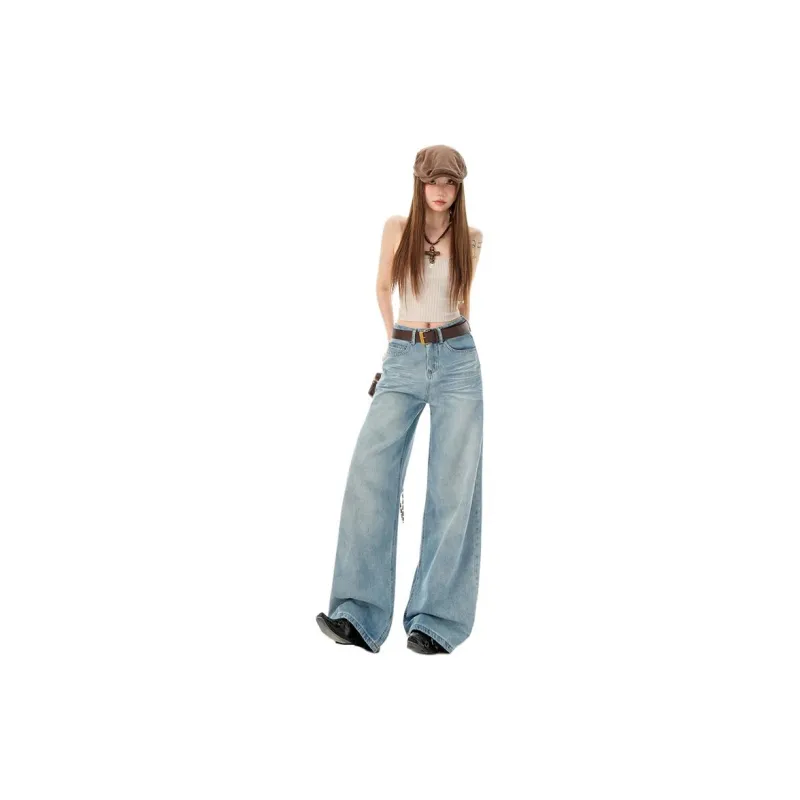 Ordifen Jeans Women's Light Blue-0