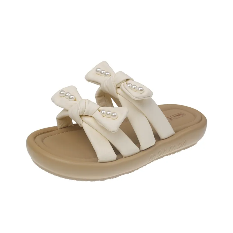 Puppytown Rubber Sole Slip Resistant Odor Resistant Slide Slippers Women's-10