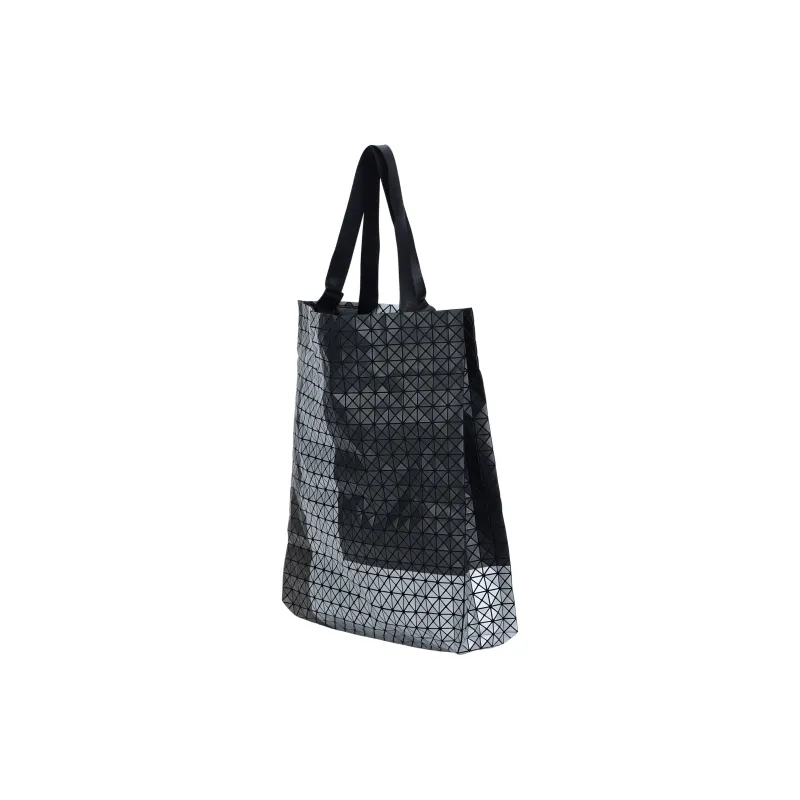 ISSEY MIYAKE Polyurethane Print Tote Bag, Shopping Bag, Shoulder Bag, Handbag Unisex Bronze Mixed-1