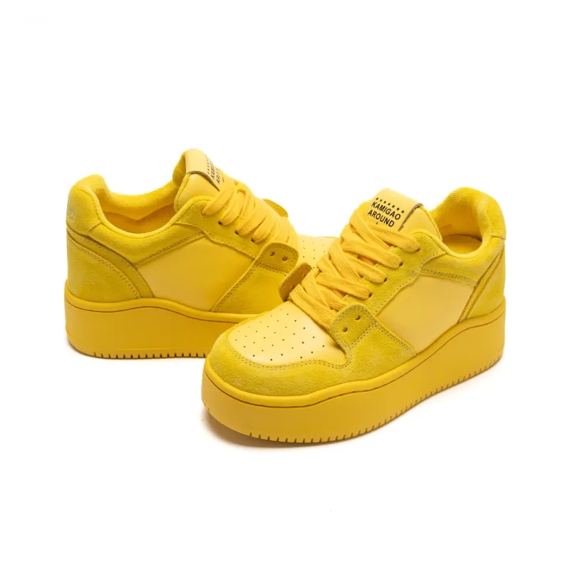 KODI Anti Slip And Wear Resistant Height Increasing Low Top Skateboard Shoes Women's-52