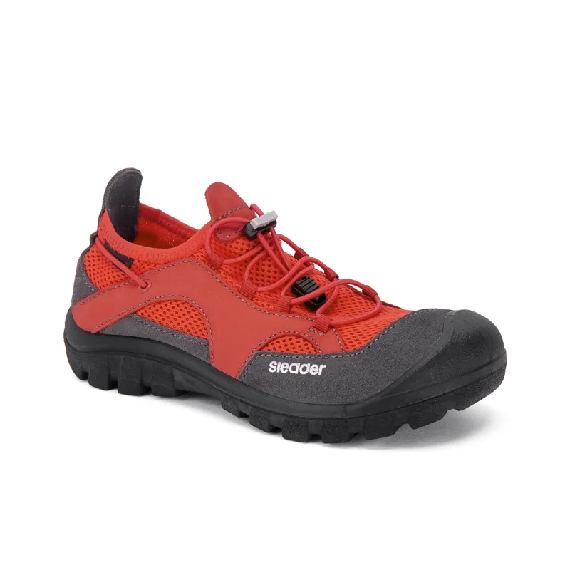 SLEADER Deep Water Cool Series Abrasion Resistant Slip Resistant Low Top Outdoor Shoes Women's Apple Red-1