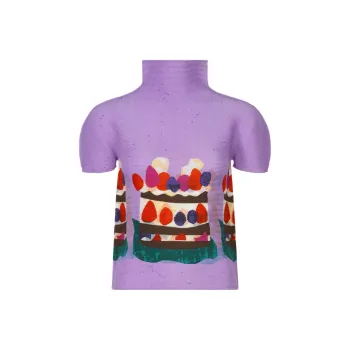 ISSEY MIYAKE T Shirt Women's Purple