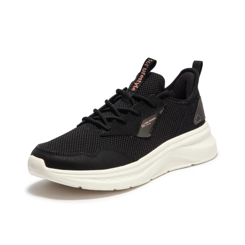 361° Cushioning, Breathable, Lightweight Low Top Casual Sprint City Commute Running Shoes Women's Obsidian Black-2