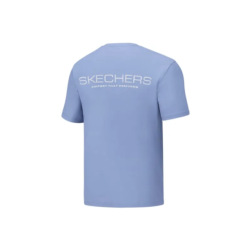 Skechers T Shirt Men's Thunder Blue/02N8-1