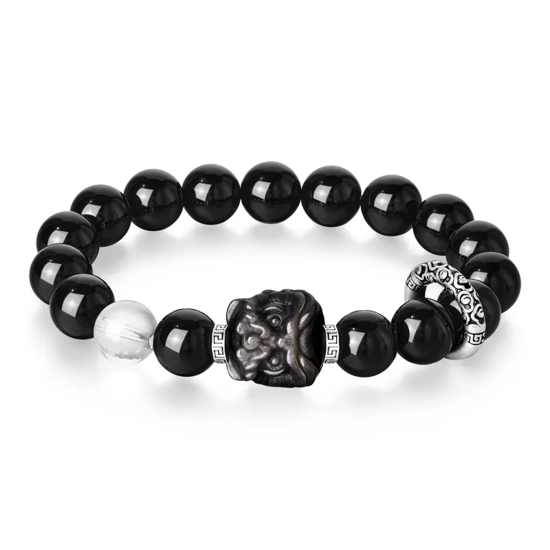Lao Feng Xiang Natural Chalcedony Bracelets Unisex-2