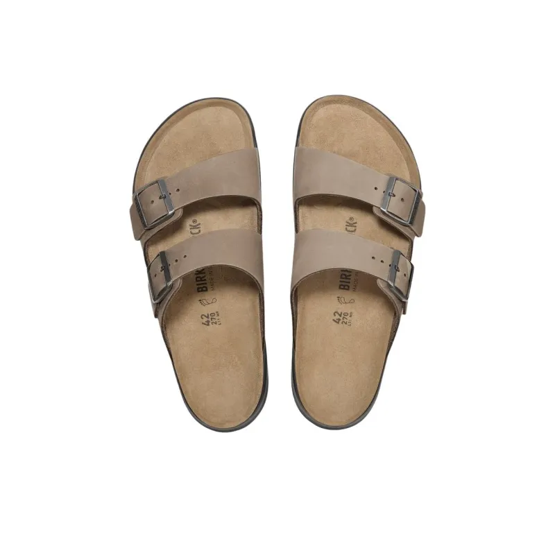 Birkenstock Arizona Rugged PU Polyurethane Abrasion Resistant Slide Slippers Men's Earthy Brown-2