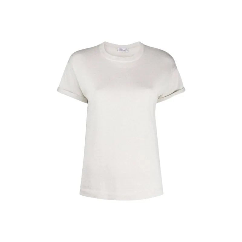Brunello Cucinelli Crew Neck T shirt-0
