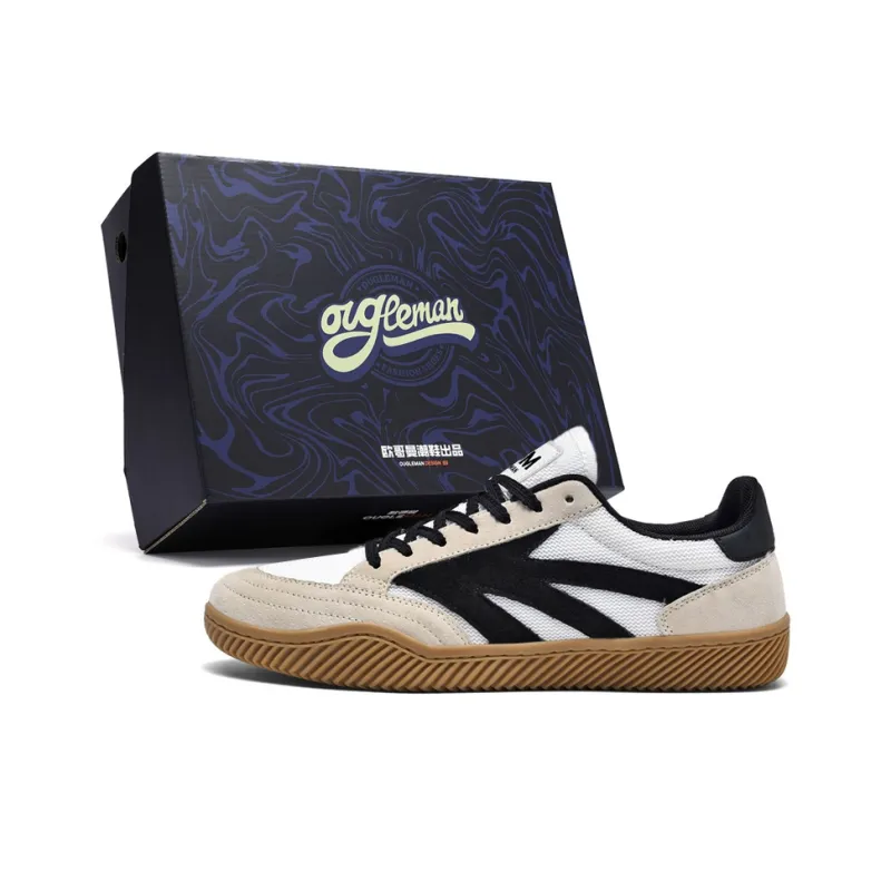 OUGLEMEN Wear resistant, Lightweight, Breathable, And Non slip. Low Top Skateboard Shoes Unisex Box-5