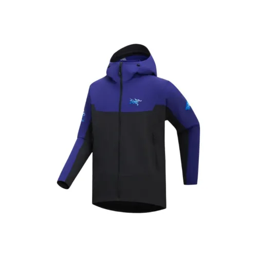 Arcteryx x SONGZANLIANMINGKUAN GAMMA Jacket Men's Black/Rhythmic Purple