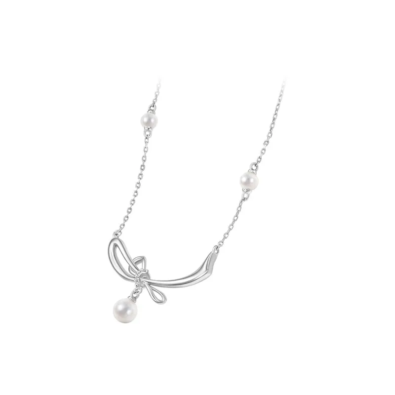 CHOW TAI FOOK 925 Sterling Silver Necklaces Women's-1
