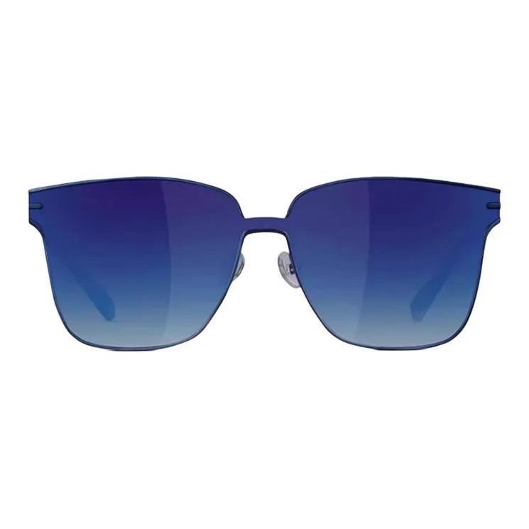 MUJOSH Plate And Metal Irregular Shape Sun Protection Sun Protection UV Protection Sunglass Unisex Multicolor-5
