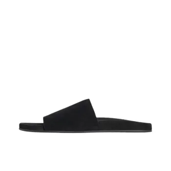 THE ROW Slide Slippers Women's Black