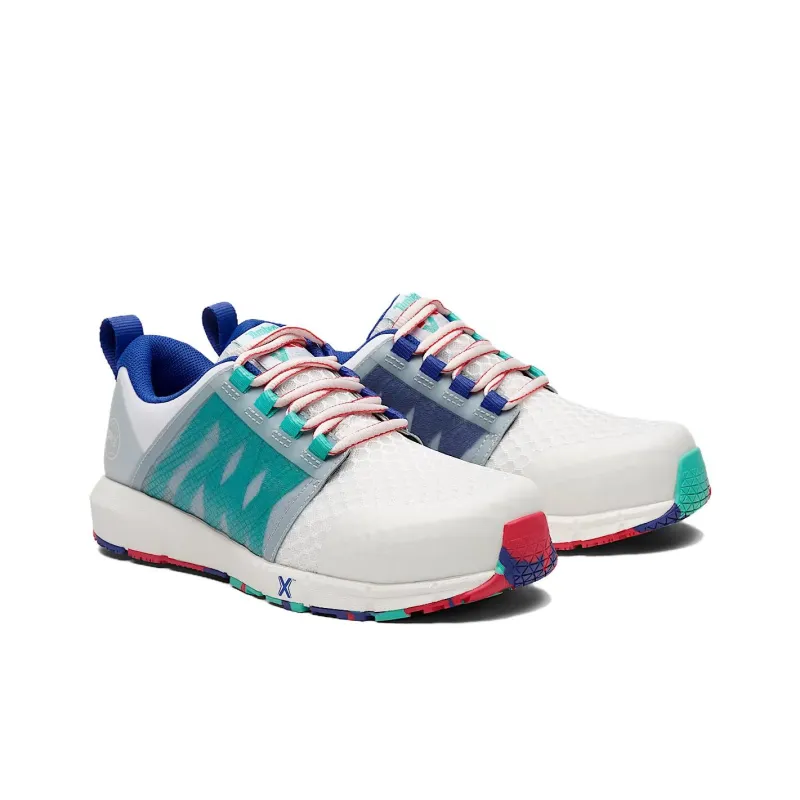 Timberland Radius Low Top Casual Shoes Women's White Green-2